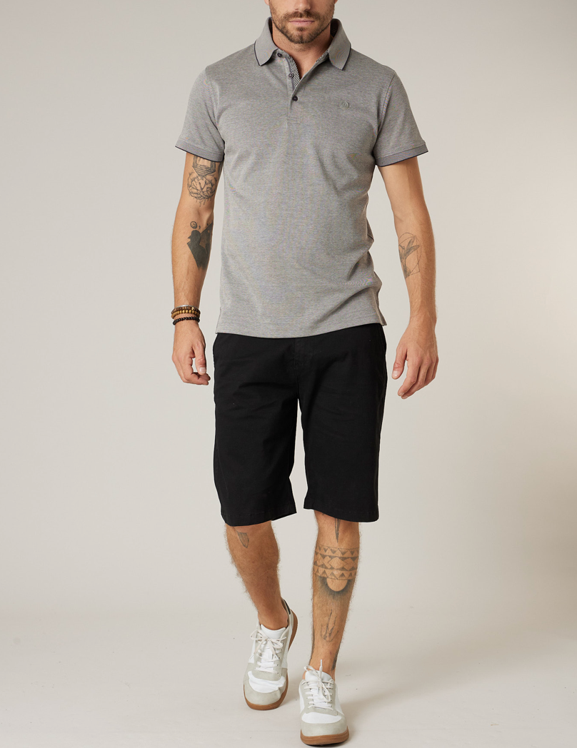 Deeluxe Polo Homme VELVORN gris