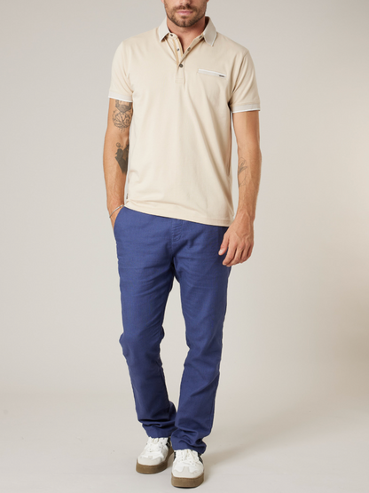 Deeluxe Polo homme EAGLE beige