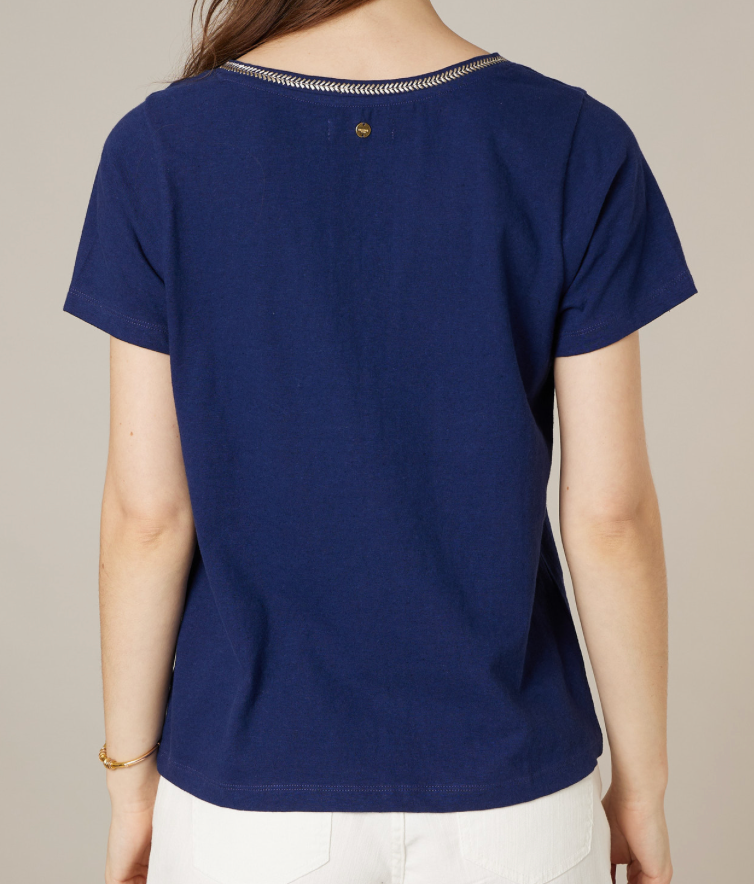 Deeluxe T-shirt Femme LYVIA marine