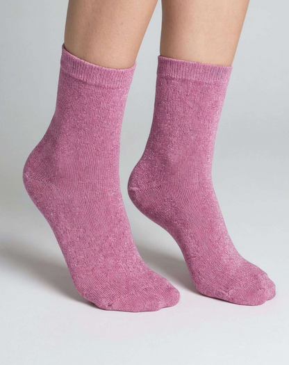Deeluxe Coffret Cadeau 3 Paires de Chaussettes Femme DIAMOND version Pink