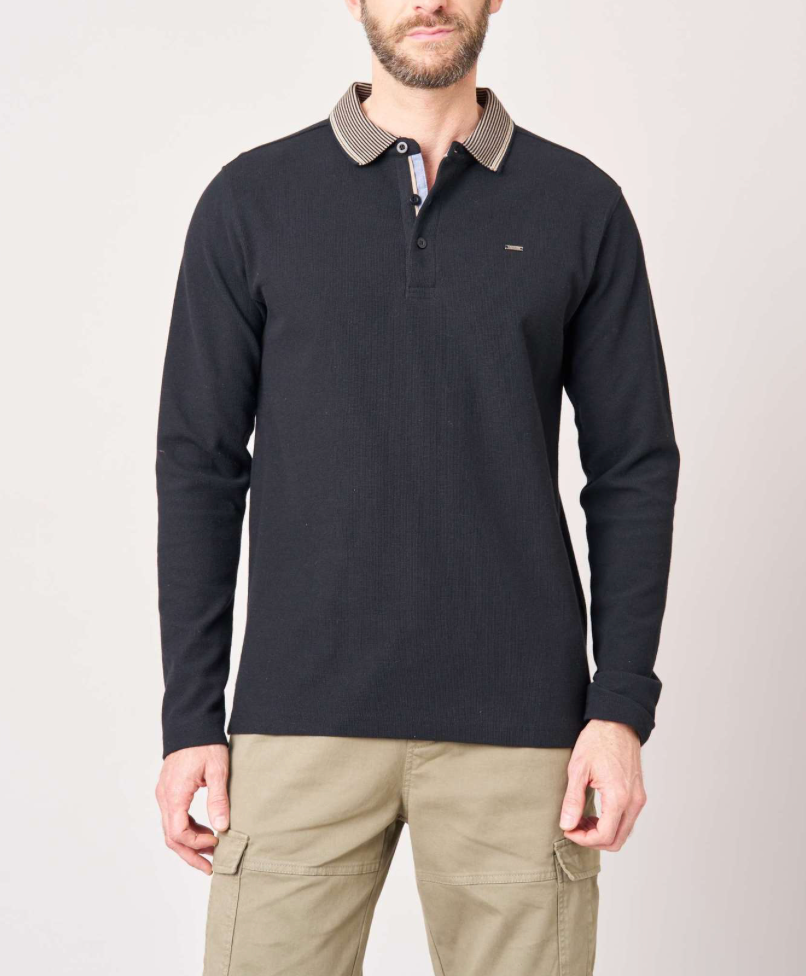 Deeluxe Polo Manches Longues Homme KAELON