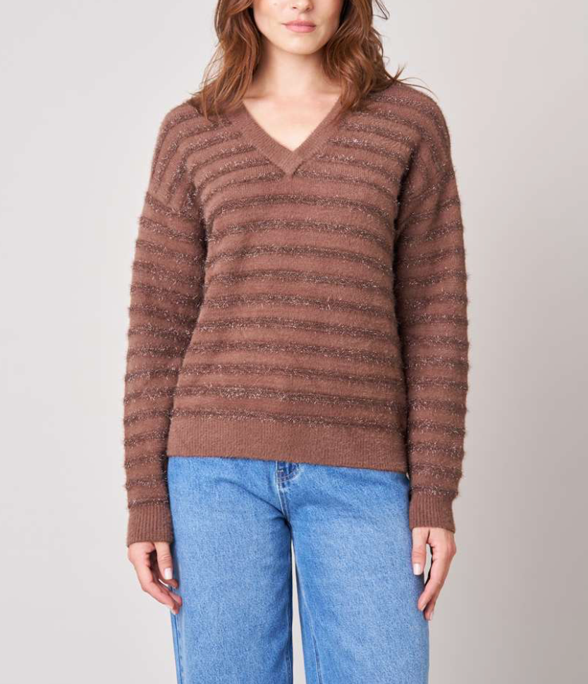 Deeluxe  Pull Ample Femme  MILIENA version Marron
