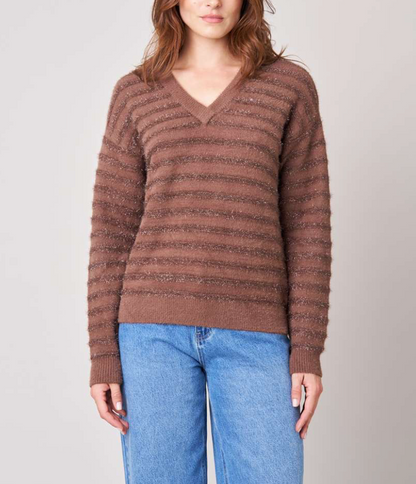 Deeluxe  Pull Ample Femme  MILIENA version Marron