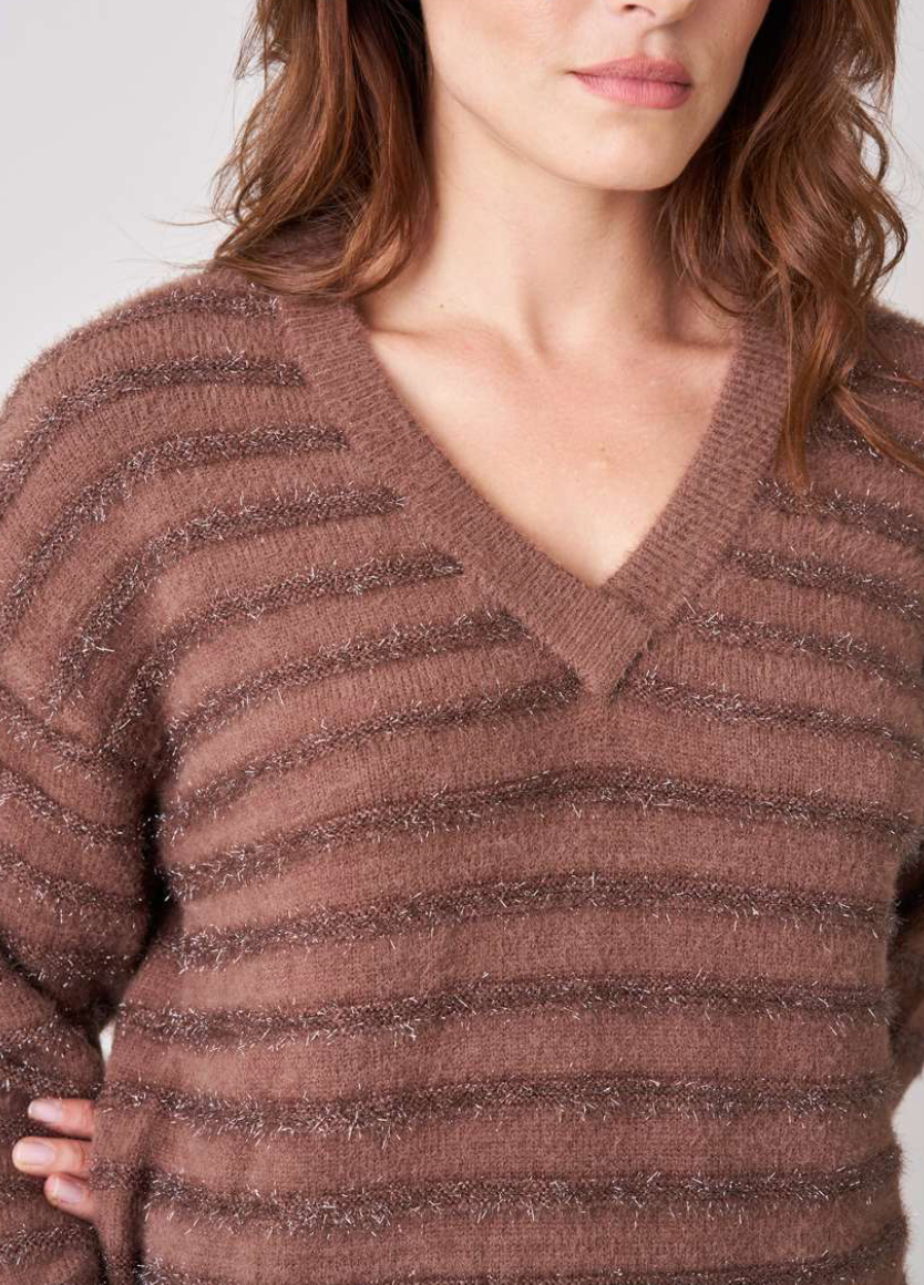 Deeluxe  Pull Ample Femme  MILIENA version Marron