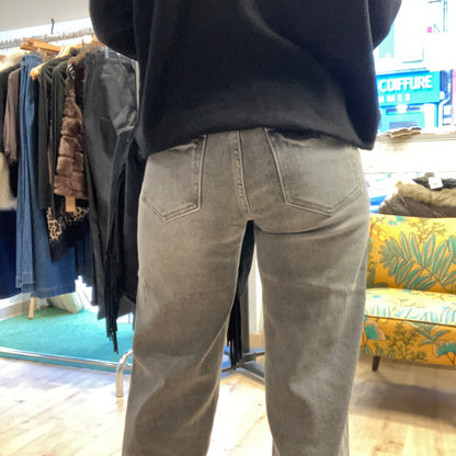 Jean Femme coupe wide leg strass STARLA