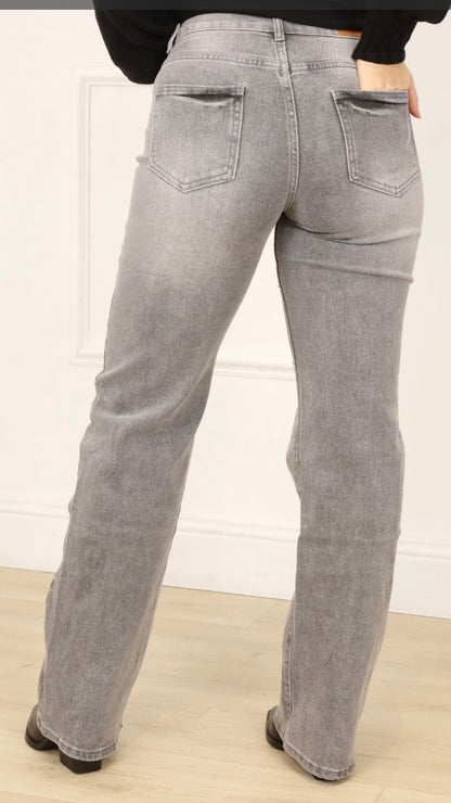 Jean Femme coupe wide leg strass STARLA