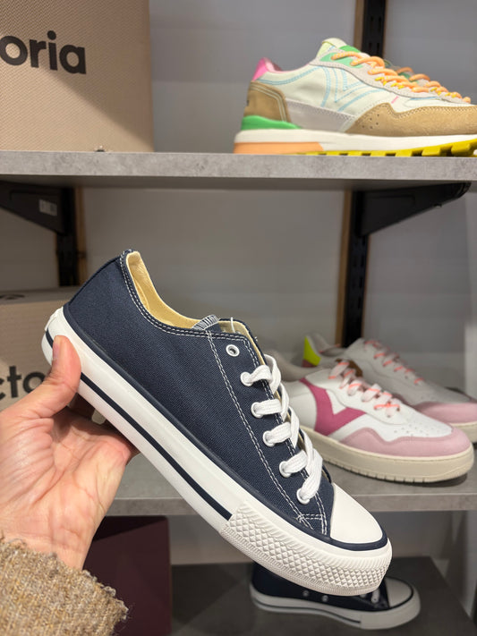 Victoria Shoes Baskets Femmes TRIBU TOILE  Marine