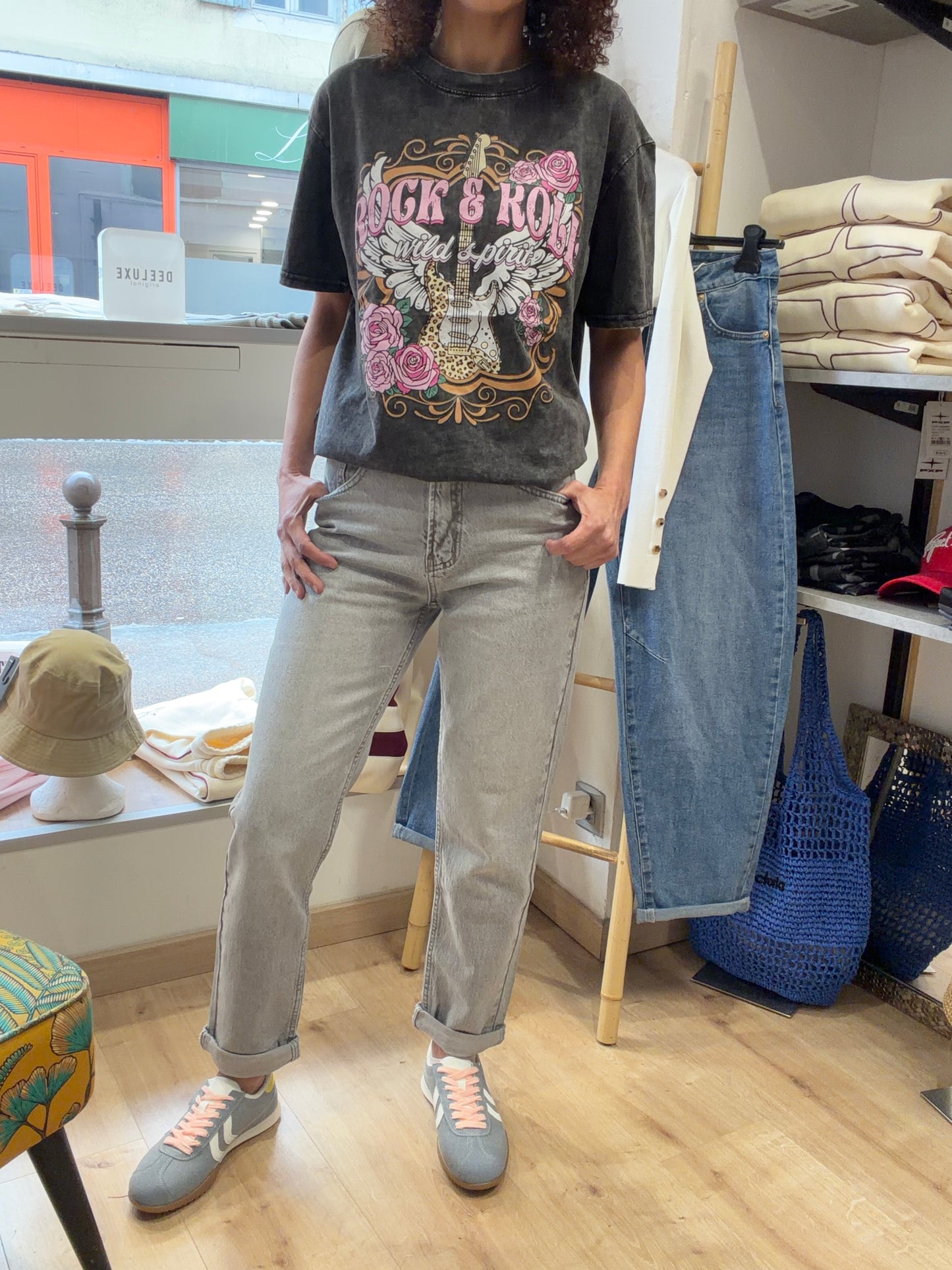 T-shirt oversize Femme ROCK'N'Roll