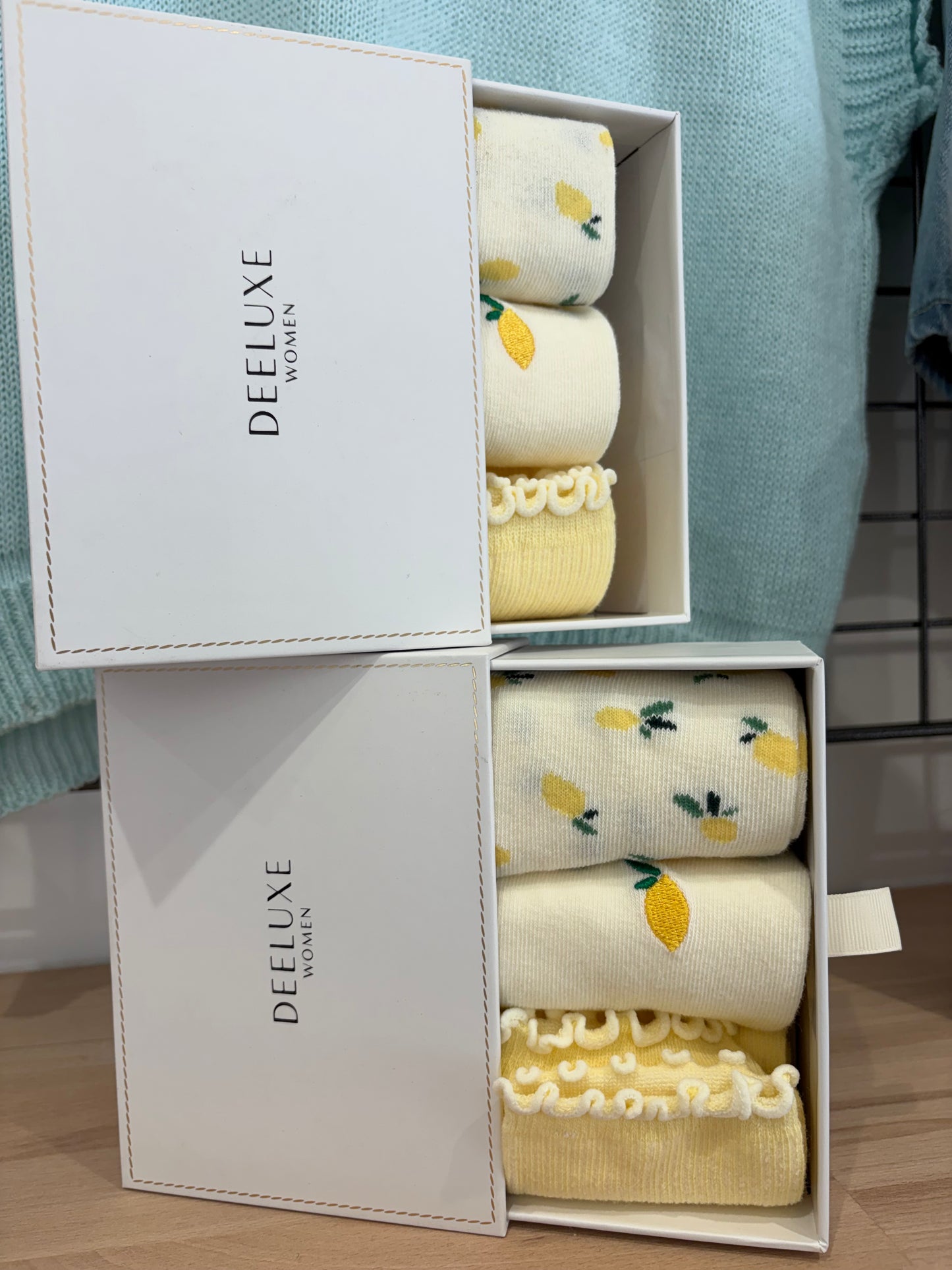 Deeluxe Lot 3 Chaussettes Femme LIMONE