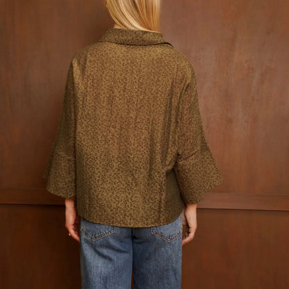 Chemise Femme Fluide Imprimé Léopard ORNELLA
