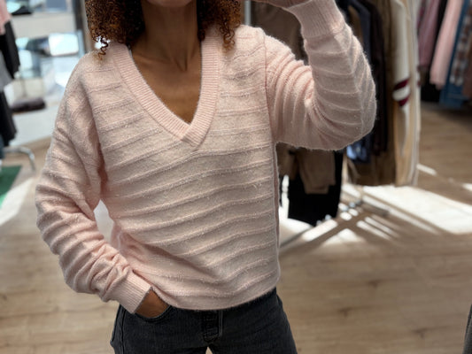 Deeluxe Pull Ample Femme MILIENA version Rose