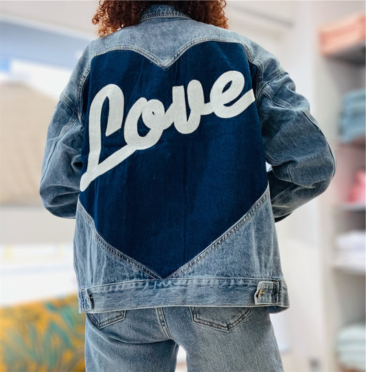 Blouson Femme en Jean LOVE