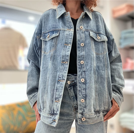 Blouson Femme en Jean LOVE