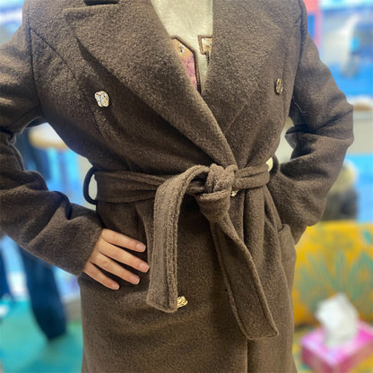 Manteau Femme boutons dorés