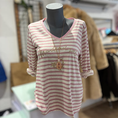 T-shirt Marinière Manches longues MADEMOISELLE