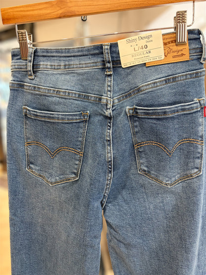 Jean Femme Pulpeuse Coupe Regular SHINY