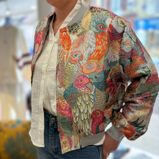 Bomber Femme Brodé AMAZONIA