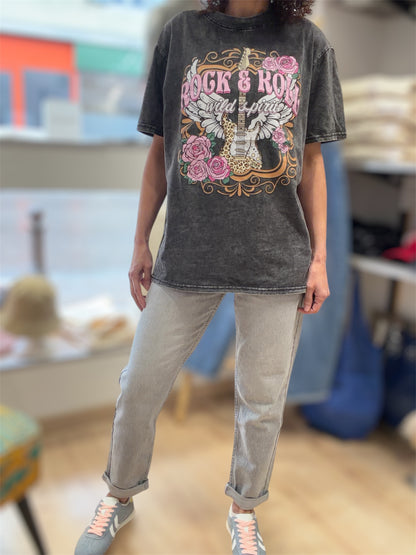 T-shirt oversize Femme ROCK'N'Roll