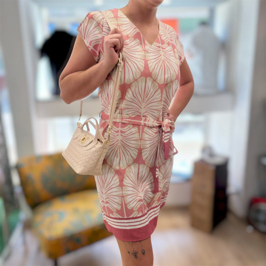 Robe Courte Imprimé Ginkgo ELLA