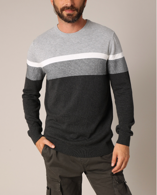 Deeluxe Pull à rayure Homme TOASTER