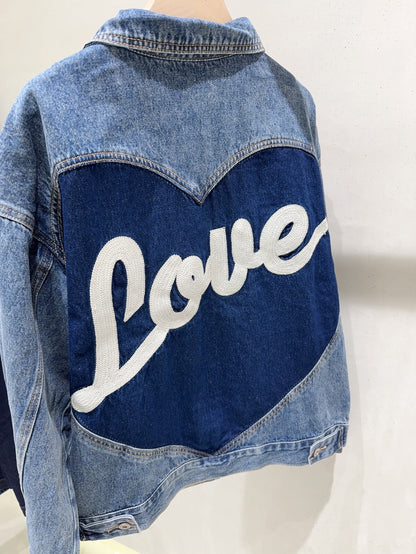 Blouson Femme en Jean LOVE