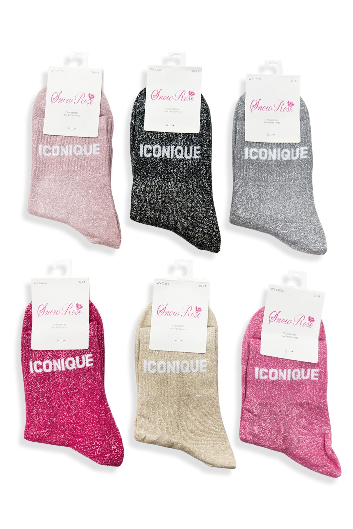Chaussettes à Paillettes ICONIQUE