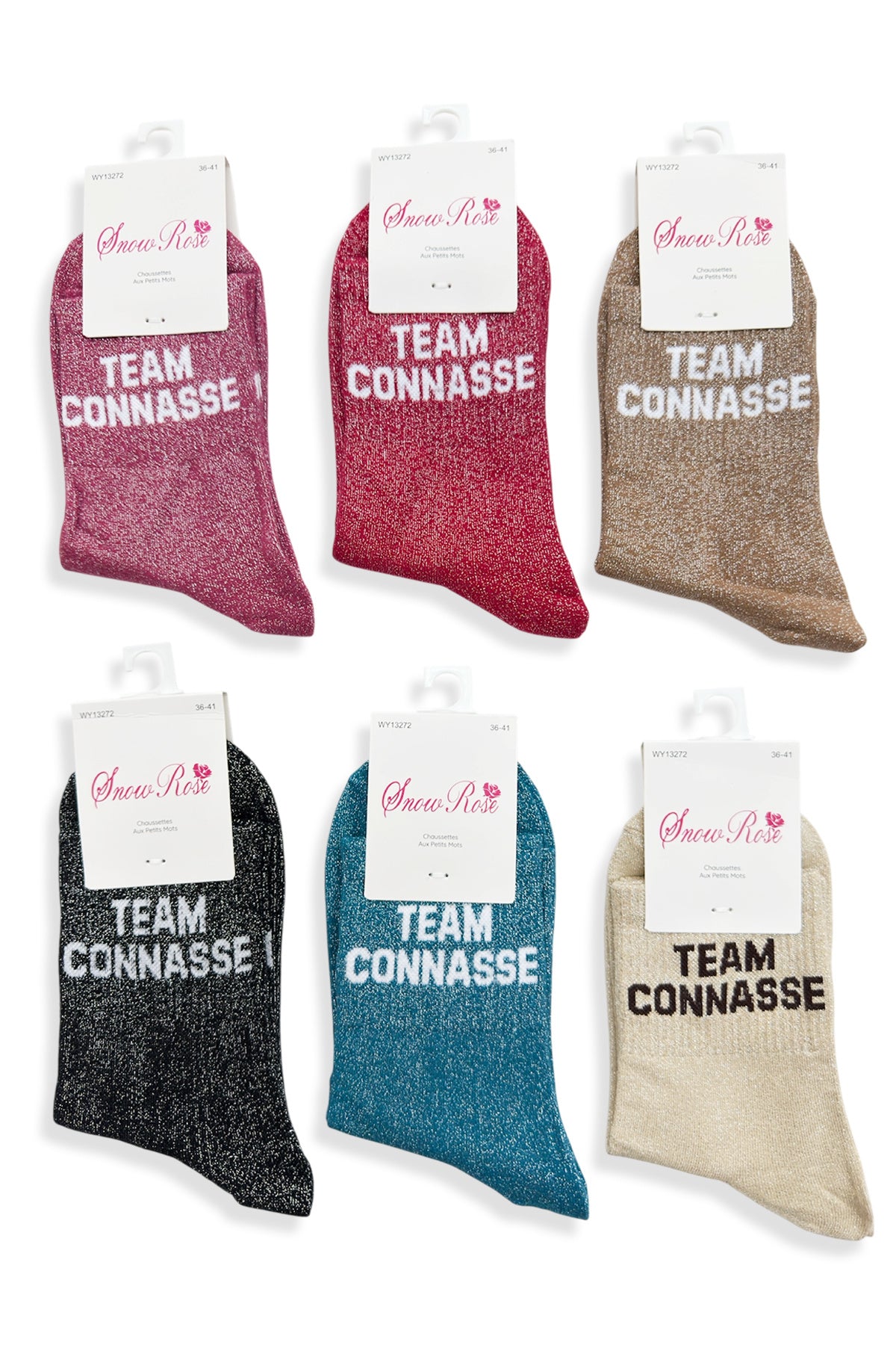 Chaussettes à Paillettes TEAM CONNASSE
