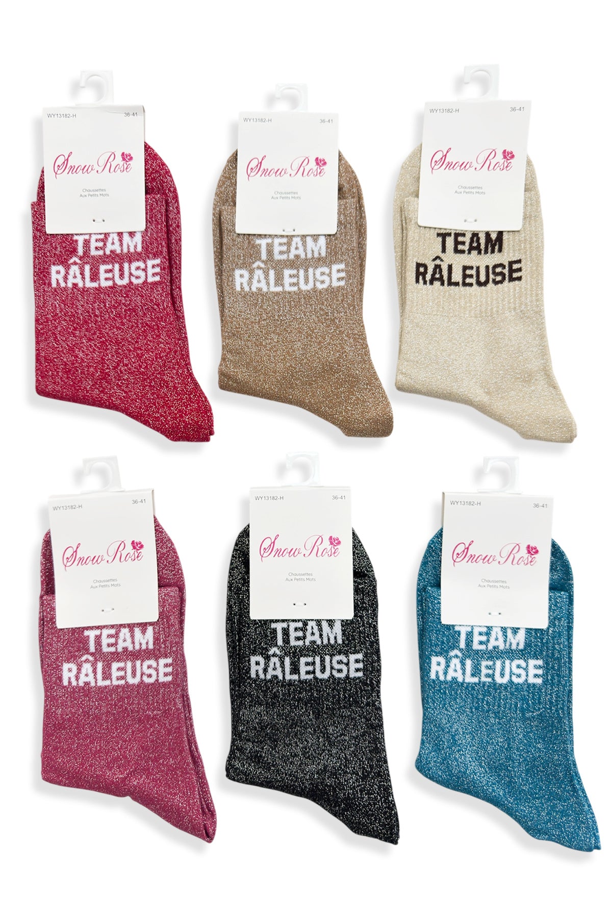 Chaussettes à Paillettes TEAM RÂLEUSE