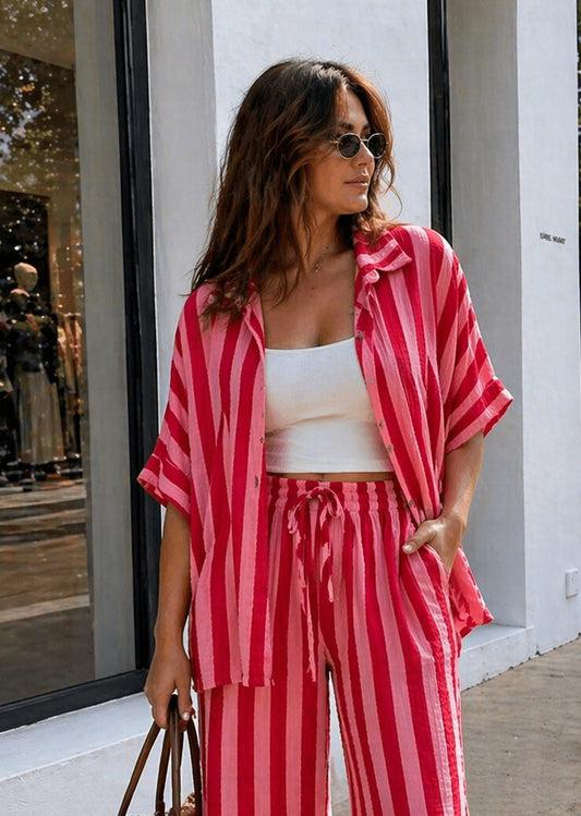 Chemise Fluide en Gaze de Coton TROPEA