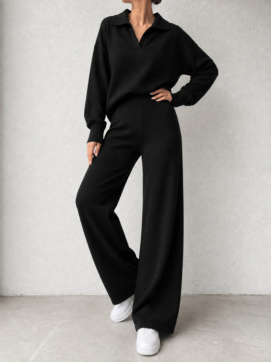 Ensemble en Maille CHIARA Noir
