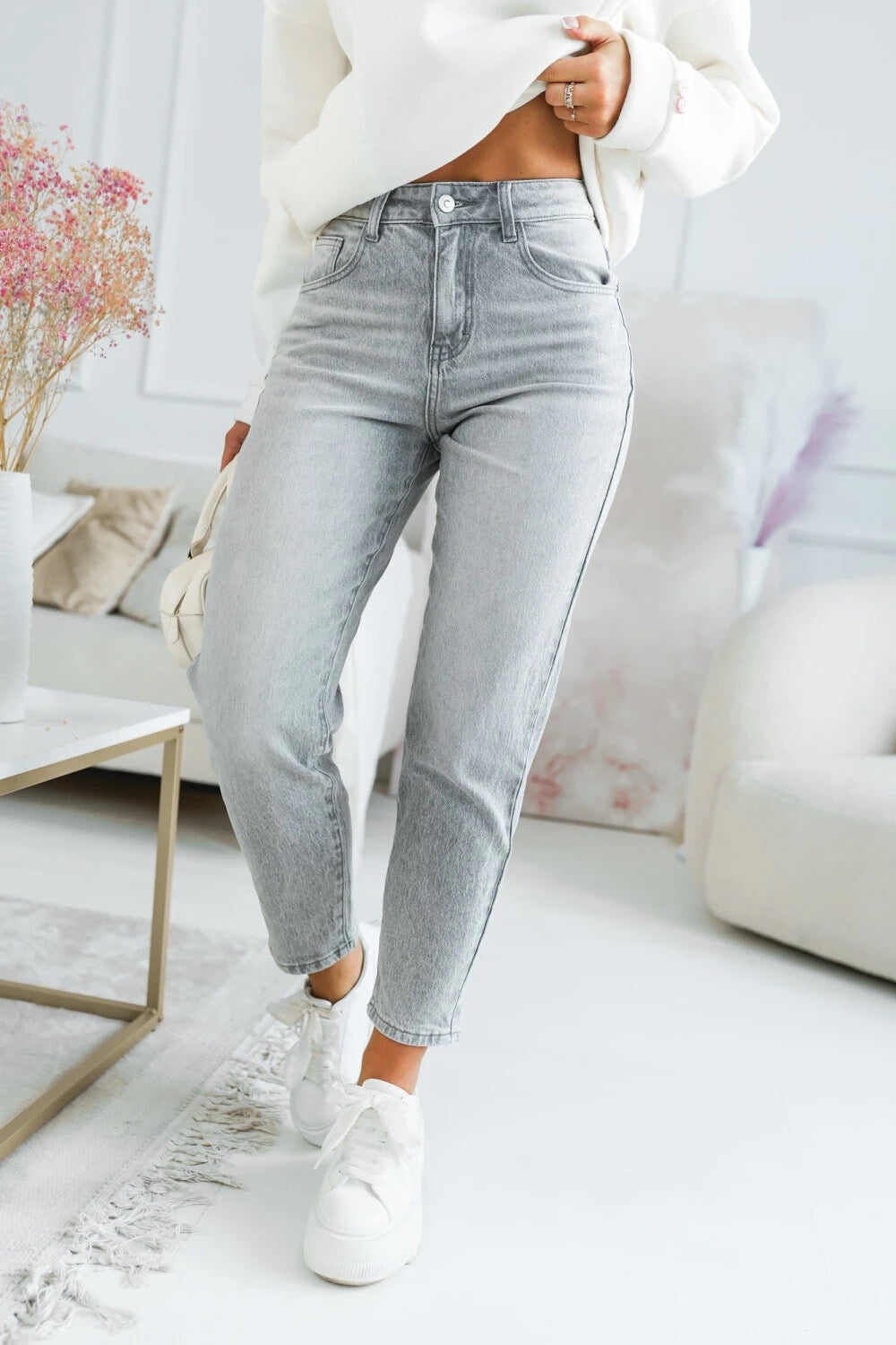 Jean Femme coupe Mom fit STELLA