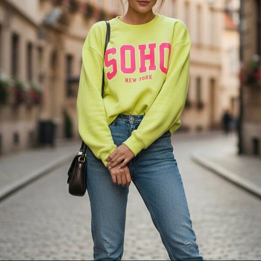 Sweat Femme SOHO jaune