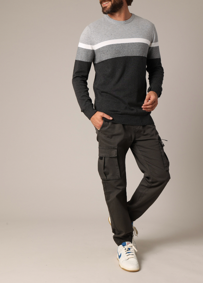Deeluxe Pull à rayure Homme TOASTER