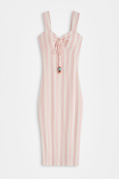 Robe Midi Esprit Corset CALYPSO