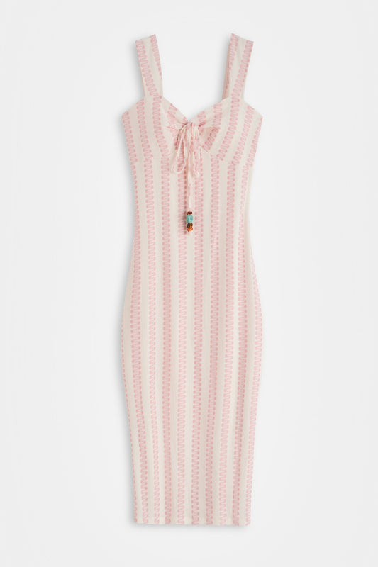 Robe Midi Esprit Corset CALYPSO